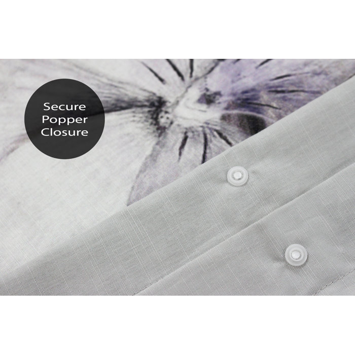 Linen House Ellaria Cream/White/Green Reversible Duvet Cover Set